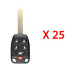 2011 - 2013 Honda Odyssey Remote Head Key 6B FCC# 3248A-A04TAA (25 Pack)