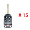 2011 - 2013 Honda Odyssey Remote Head Key 5B FCC# N5F-A04TAA (15 Pack)