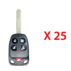 2011 - 2013 Honda Odyssey Remote Head Key 5B FCC# N5F-A04TAA (25 Pack)