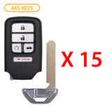 2016 - 2019 Honda Civic Smart Key 5B FCC# KR5V2X (15 Pack)