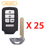 2016 - 2019 Honda Civic Smart Key 5B FCC# KR5V2X (25 Pack)