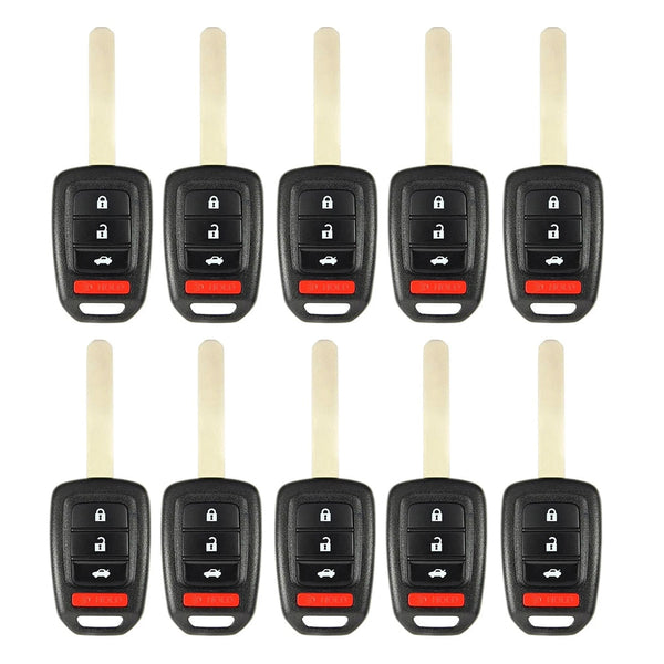 Honda キーレス 2016 - 2020 Honda Remote Key 4B FCC# MLBHLIK6-1TA (10 Pack