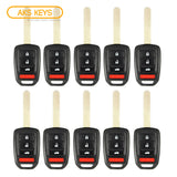 2016 - 2020 Honda Remote Key 4B FCC# MLBHLIK6-1TA (10 Pack)