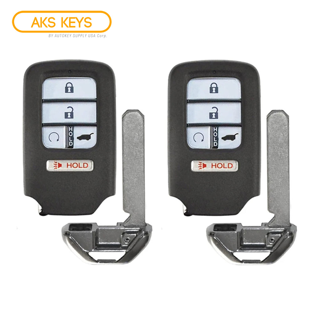 2016 - 2018 Honda Pilot Smart Key 5 Buttons FCC# KR5V2X V44