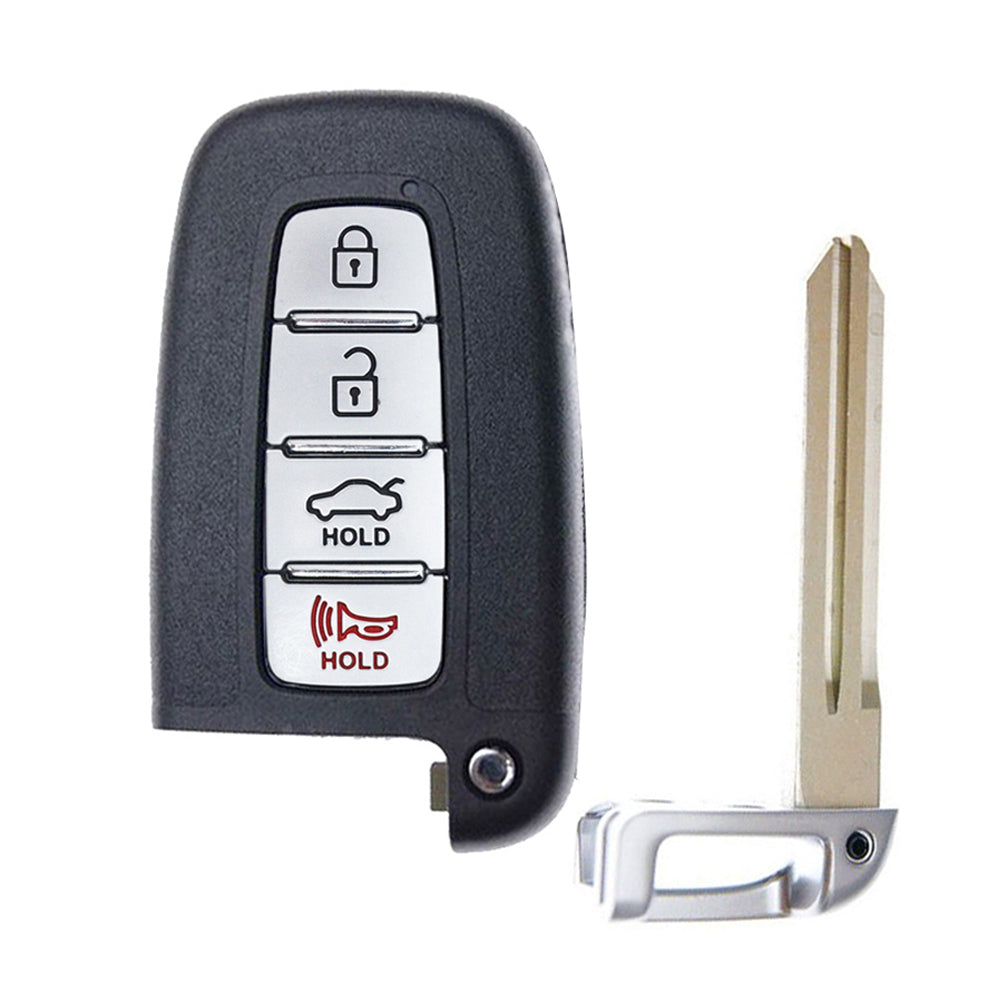 Hyundai Santa Fe Key Fob Replacement Smart Key Fob For 2014 Hyundai Santa Fe Sport 4 Button FCC 2017 Hyundai Elantra Key