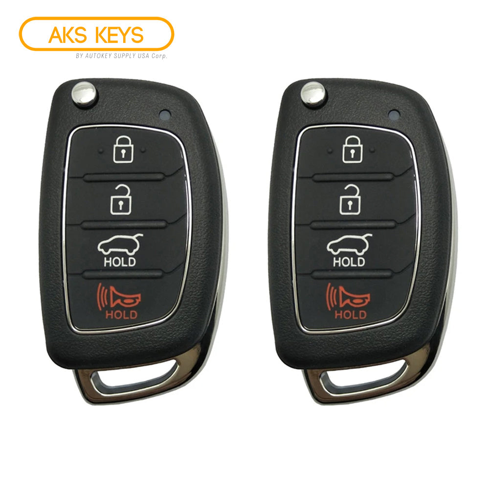 2013 - 2016 Hyundai Santa Fe Remote Flip Key 4B FCC ID: TQ8-RKE-3F04