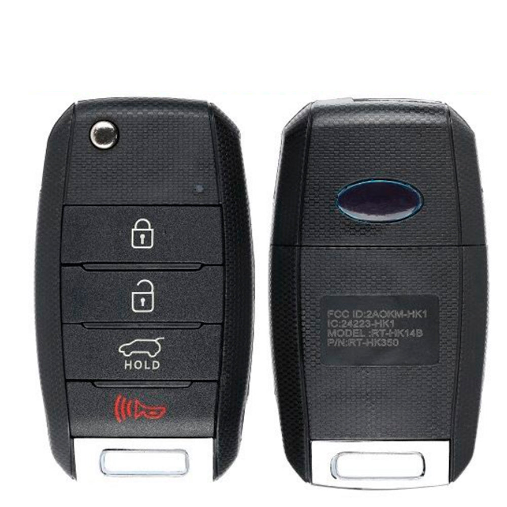 2014 - 2016 Kia Sportage Flip Key Fob 4B FCC# NYODD4TX1306-TFL (SL13MY)