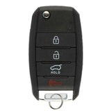 2015 - 2018 Kia Sedona Flip Key Fob 4B FCC# TQ8-RKE-4F19 (YP 4BT)