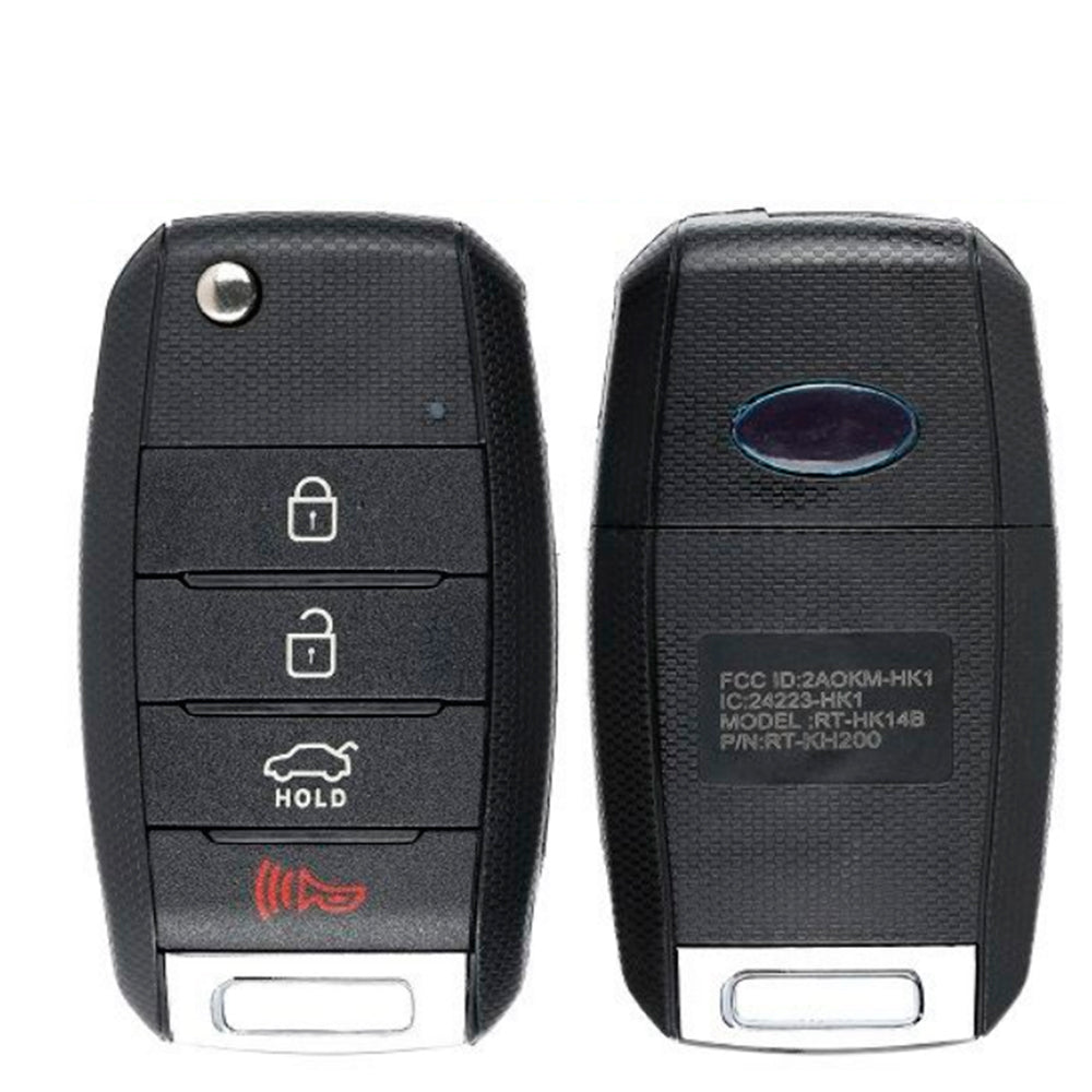2017 2018 Kia Forte Flip Key Fob 4B FCC# OSLOKA-875T (YD