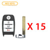 2016 - 2019 Kia Sportage Smart Key 4B FCC# TQ8-FOB-4F08 (15 Pack)