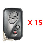 2006 - 2008 Lexus Smart Key 4B W/ Trunk Fob FCC# HYQ14AAB - 0140 Board - 89904-30270 (15 Pack)