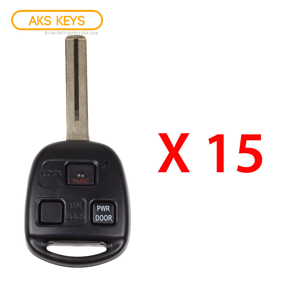 2004 - 2009 Lexus Remote Control Key 3B FCC# HYQ12BBT (15 Pack)