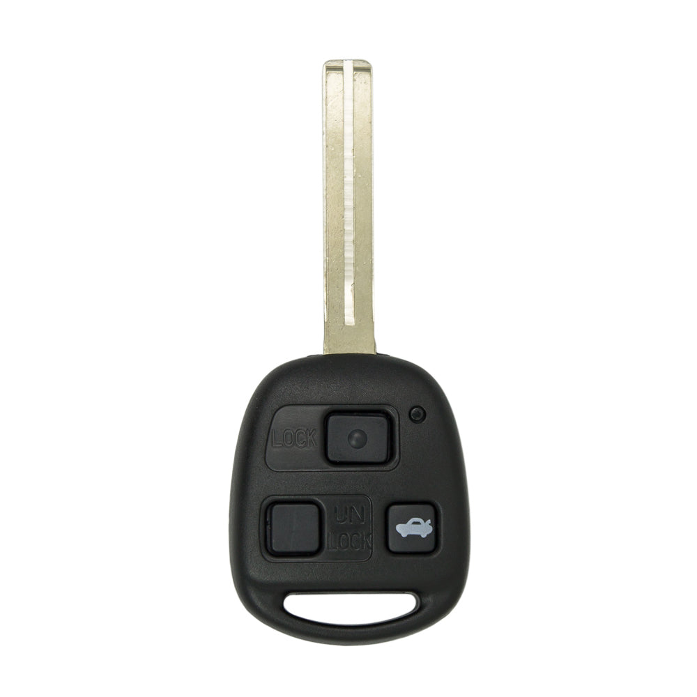1998 - 2001 Lexus Key Fob 3B FCC# HYQ1512V - 4C Chip - 89070-33470 (Long Blade)