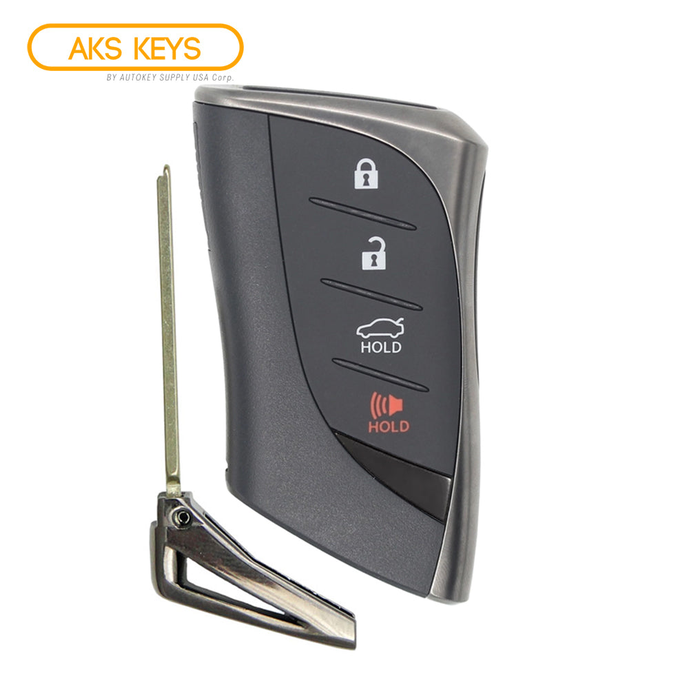 2018 - 2021 Lexus LS500 Smart Key 4B W/ Trunk Fob FCC# HYQ14FBF