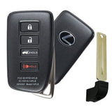 2020 - 2022 Lexus Smart Key 4B Fob W/ Hatch FCC# HYQ14FLB 3950 - 89904-48V80