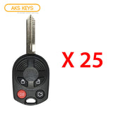 2006 - 2012 Lincoln Remote Head Key 4B FCC# OUCD6000022 - 80 Bits (25 Pack)