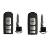 2009 - 2020 Mazda Toyota Smart Key Shell Case 4 Buttons (2 Pack)