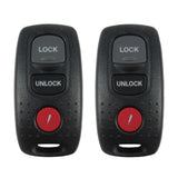2003 - 2006 Mazda Keyless Entry 3B Fob FCC#  3B FCC# KPU41846 - BN8P-67-5RY (2 Pack)
