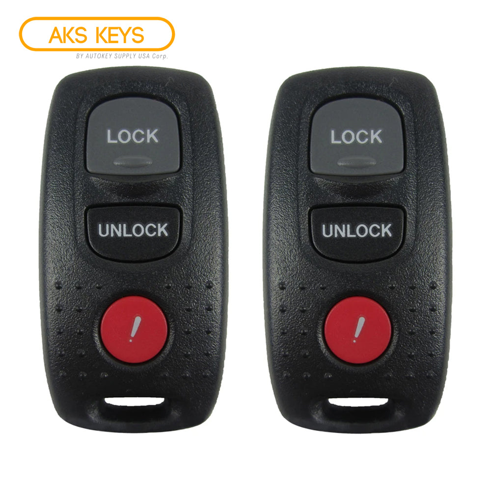 2003 - 2006 Mazda Keyless Entry 3B Fob FCC#  3B FCC# KPU41846 - BN8P-67-5RY (2 Pack)