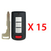 2008 - 2020 Mitsubishi Smart Key 3B FCC# OUC644M-KEY-N (15 Pack)