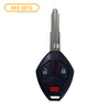 Remote Key Fob Compatible with Mitsubishi Mirage 2014 2015 3B FCC# OUCG8D-625M-A-HF
