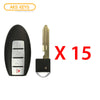 2007 - 2012 Nissan Proximity Key 4B FCC# CWTWBU735 (15 Pack)