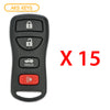 2002 - 2012 Nissan Remote Control 4B FCC# KBRASTU15 (15 Pack)