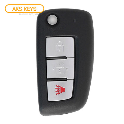 2017 Nissan Rogue Remote Flip Key 3 Buttons FCC# CWTWB1G767 - Aftermarket