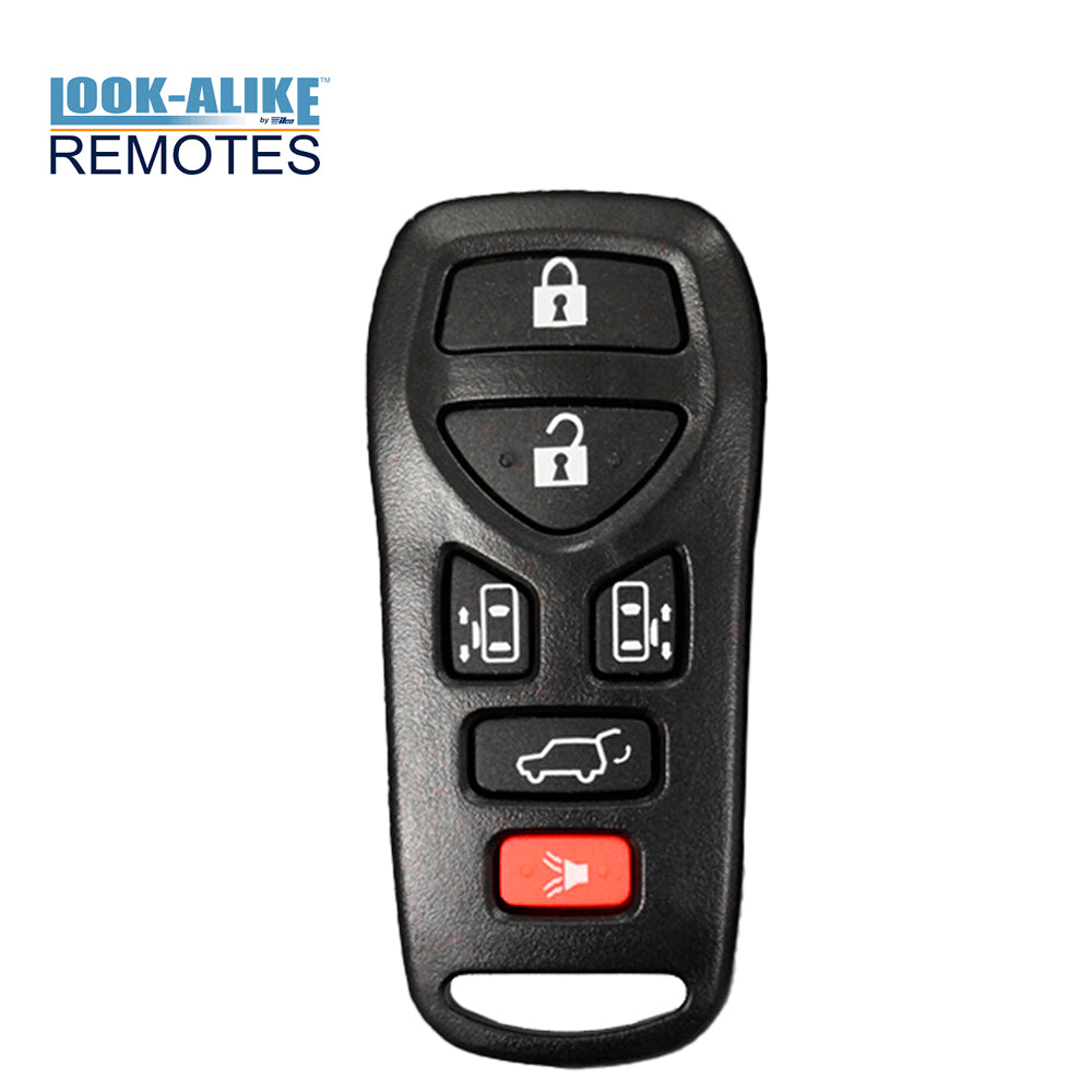 2004 - 2010 Nissan Quest Keyless Entry 6 Buttons Fob FCC# KBRASTU51
