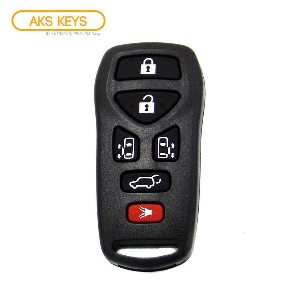 2007 Nissan Quest Keyless Entry 6 Buttons Fob FCC# KBRASTU51 - Aftermarket