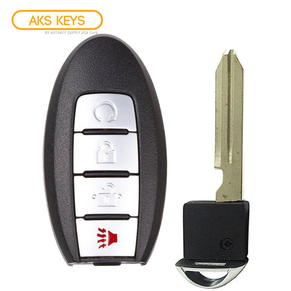 2017 Nissan Rogue Smart Key w/ Remote Start 4 Buttons Fob FCC# KR5S180144106 - Aftermarket