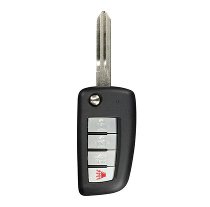 2006 Nissan Altima Flip Key 4 Buttons Fob FCC# KBRASTU15 - Aftermarket