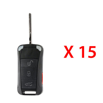 2006 - 2011 Porsche Cayenne Remote Flip Key 4B FCC# KR55WK45032 (15 Pack)