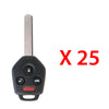 2010 - 2014 Subaru Remote Head Key 4B FCC# CWTWBU766 (25 Pack)