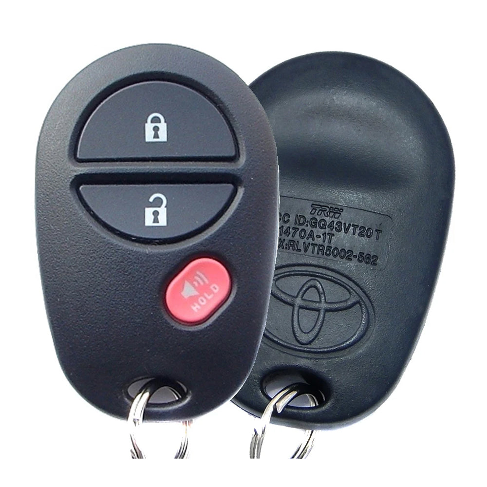 2004 - 2018 Keyless Entry Remote Fob for Toyota 3B FCC# GQ43VT20T
