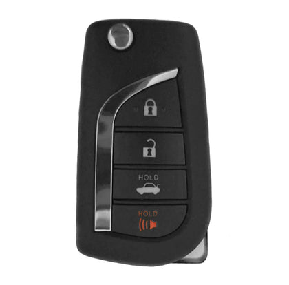2008 Toyota Sequoia Flip Key 4B Fob FCC# GQ43VT20T - 4D67 Chip - Aftermarket
