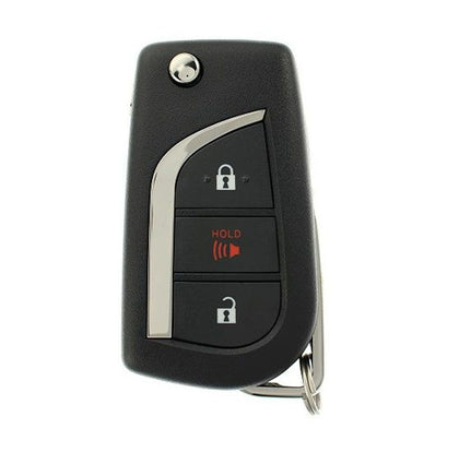 2020 Toyota C-HR Flip Key Fob 3 Buttons FCC# M0ZB3F2F2LB - Aftermarket