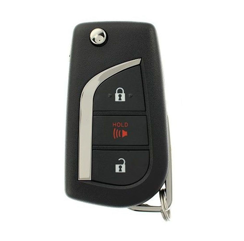 2017 Toyota Corolla iM Flip Key Fob 3B FCC# HYQ12BFA - Aftermarket
