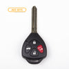 2007 - 2011 Toyota Camry Key Fob 4B FCC# HYQ12BBY/HYQ12BDC/4D 67 Chip