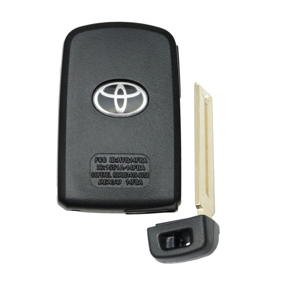 thumbnail image 2 of DIYKEY Smart Prox Remote Key Fob For Toyota Avalon Camry Corolla - HYQ14FBA, 281451-0020, 314.3MHz 2 of 6