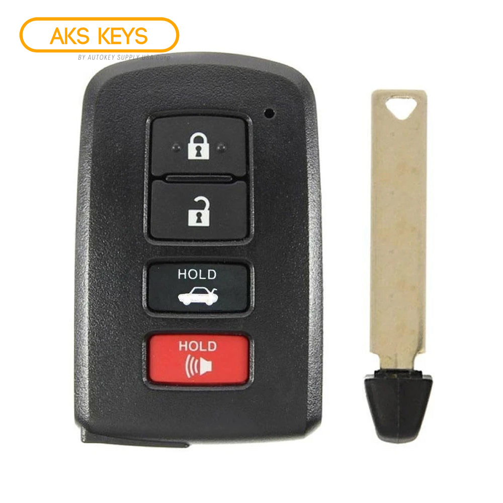 OEM Smart Key Fob For 2012-2017 Toyota Camry – Remanufactured, HYQ14FBA, Includes Uncut Emergency Blade & Battery