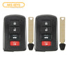 2012 - 2020 Toyota Smart Prox Remote Key 4B FCC# HYQ14FBA - 0020 (2 Pack)
