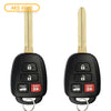 2012 - 2014 Toyota Camry Remote Head Key 4B FCC# HYQ12BDM (2 Pack)