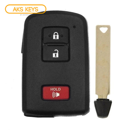 2014 Toyota Prius C Smart Key 3B FCC# HYQ14FBA / 0020
