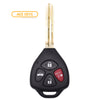 2010 - 2013 Toyota Corolla Key Fob 4B FCC# GQ4-29T / G Chip