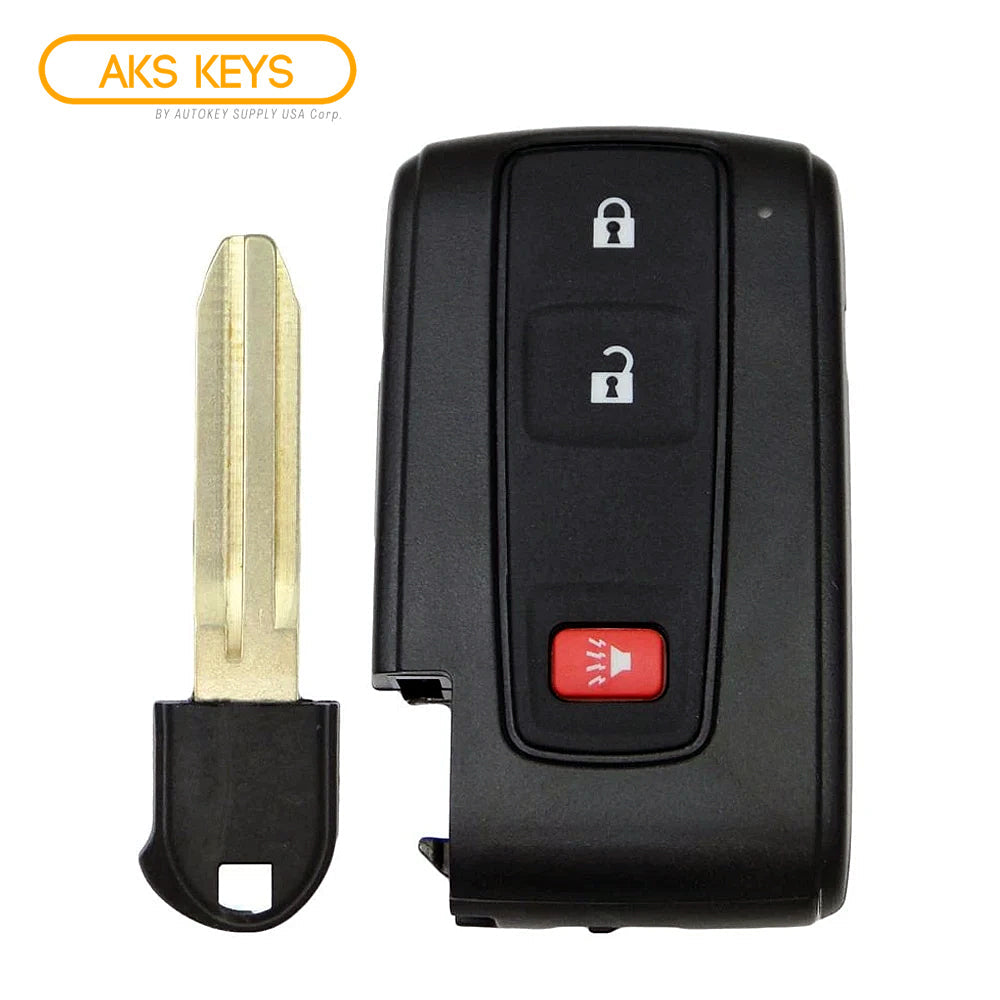 TOYOTA PRIUS スマートキー 本体 2個セット 2006 Toyota Prius Smart Key 3B FCC# MOZB31EG (Silver Logo