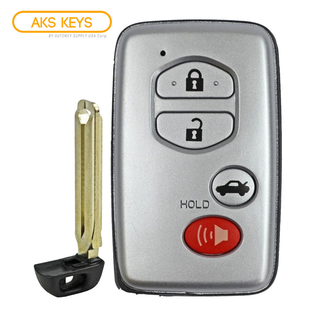 2008 Toyota Avalon Smart Key 4B FCC# HYQ14AAB (Silver)