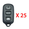 2004 - 2009 Toyota Remote Control 4B FCC# HYQ12BAN / HYQ12BBX (25 Pack)