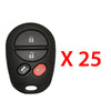 2004 - 2008 Toyota Remote Control 4B FCC# GQ43VT20T (25 Pack)