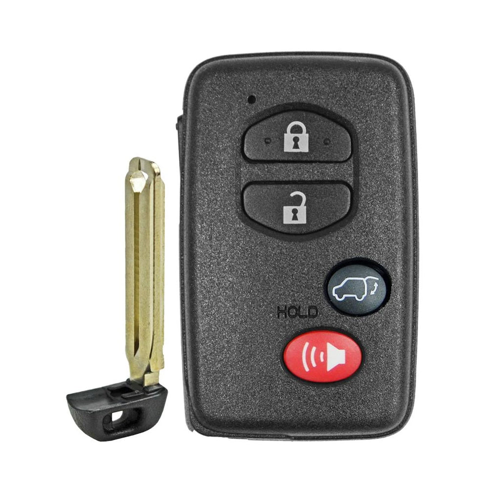 2013 Toyota Venza Smart Key 4 Buttons FCC# HYQ14ACX - Black